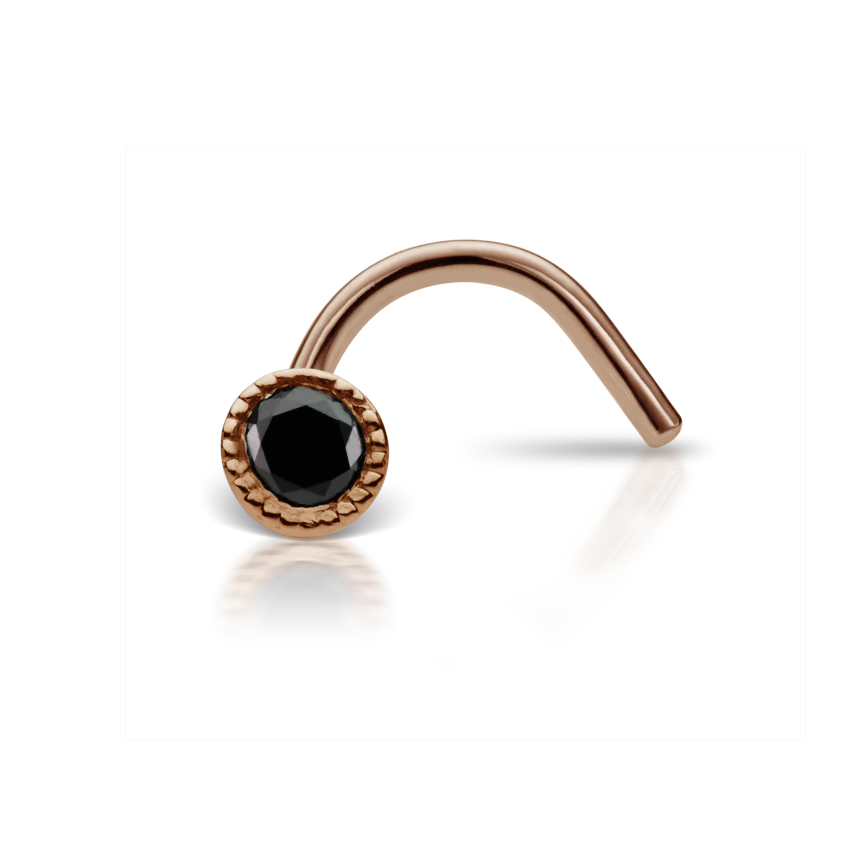 Black Diamond Scalloped Set Nostril Screw - Image 22