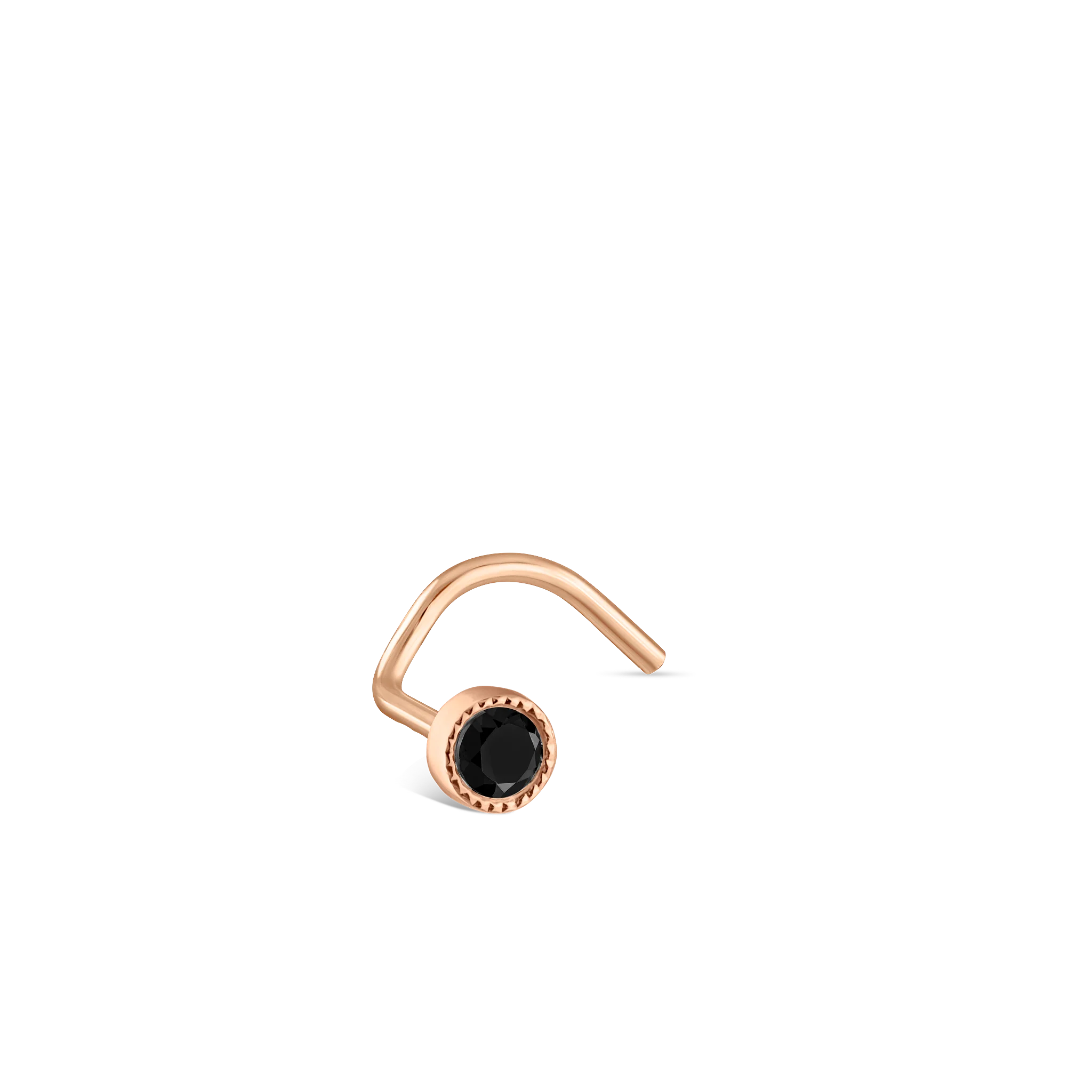 Black Diamond Scalloped Set Nostril Screw - Image 23