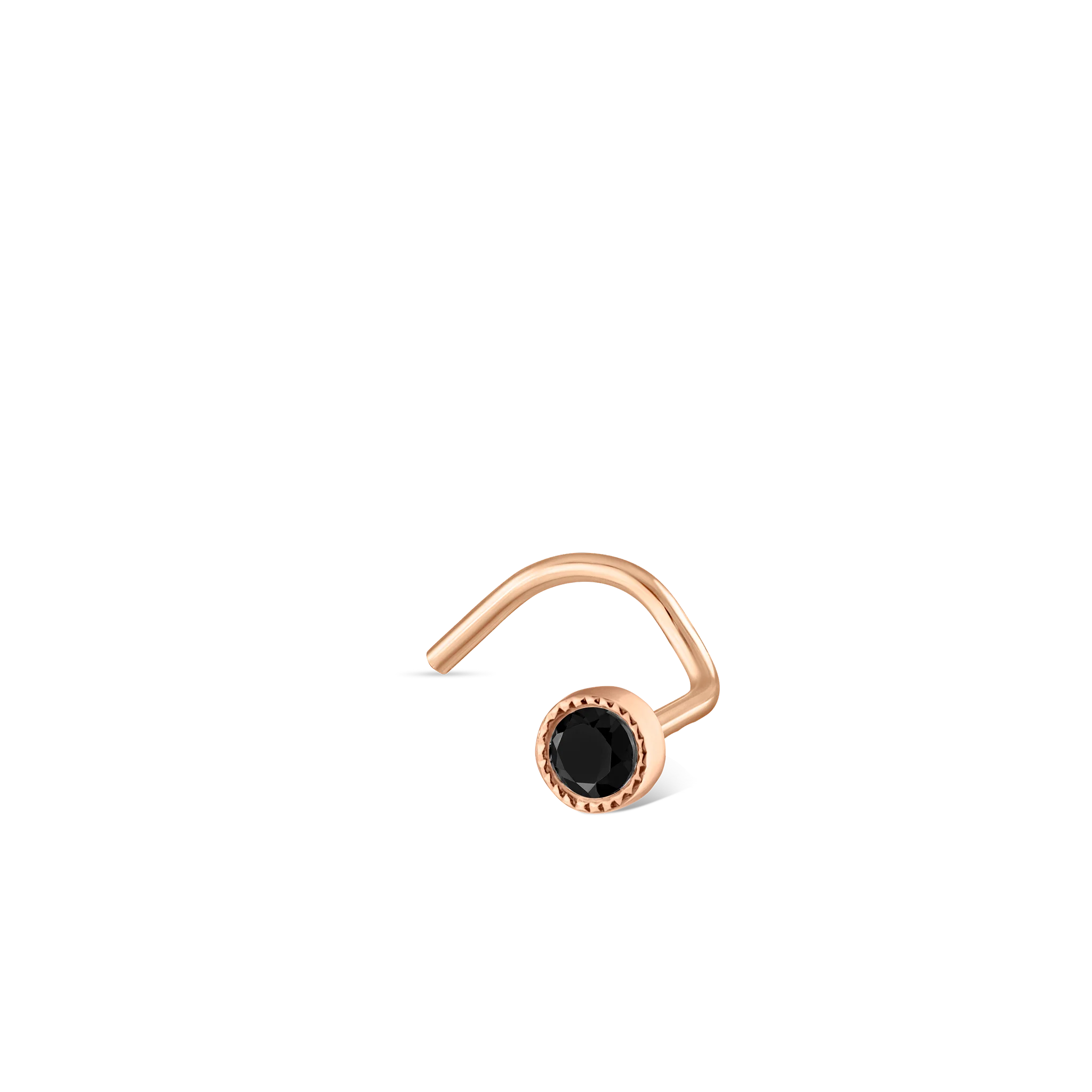 Black Diamond Scalloped Set Nostril Screw - Image 24