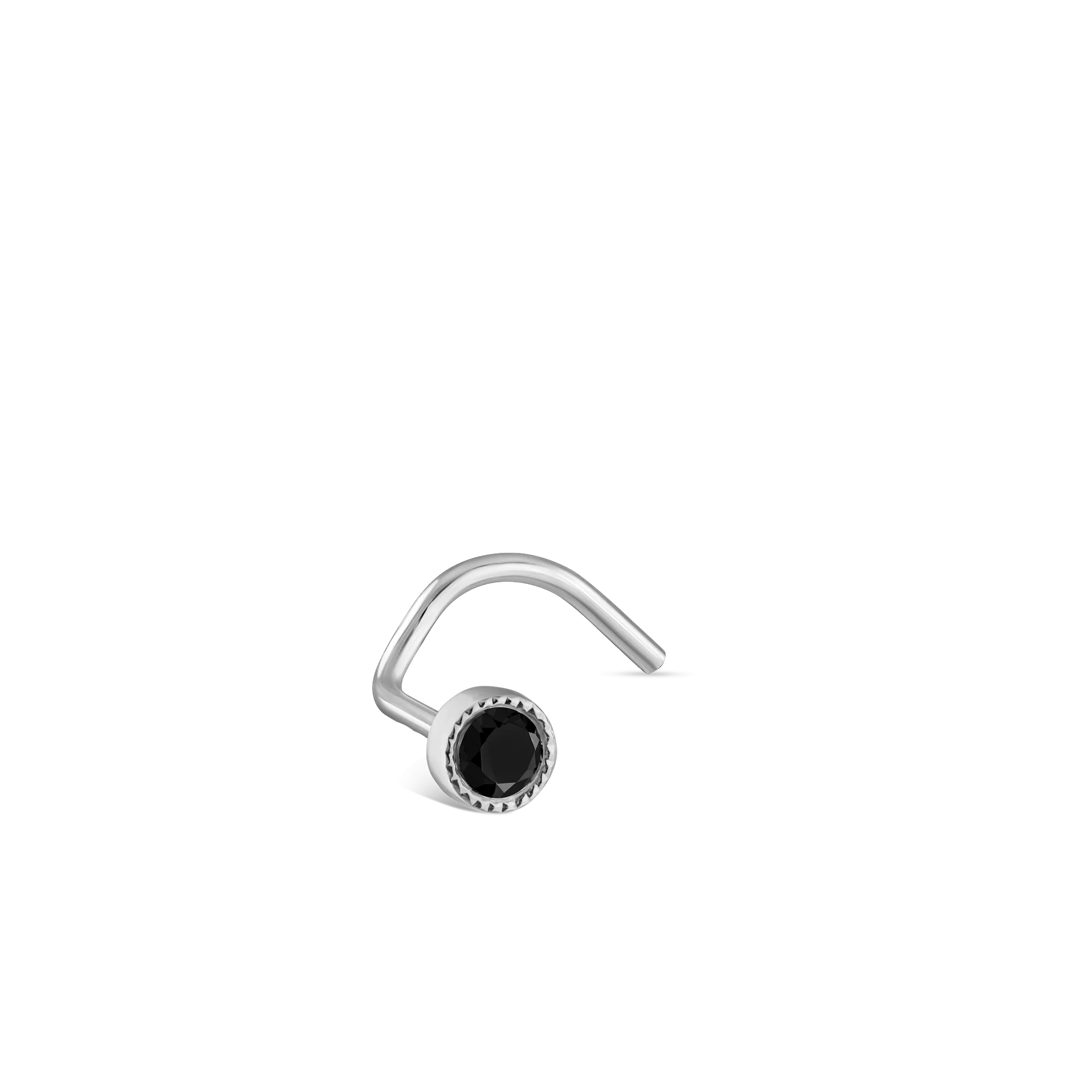 Black Diamond Scalloped Set Nostril Screw - Image 25