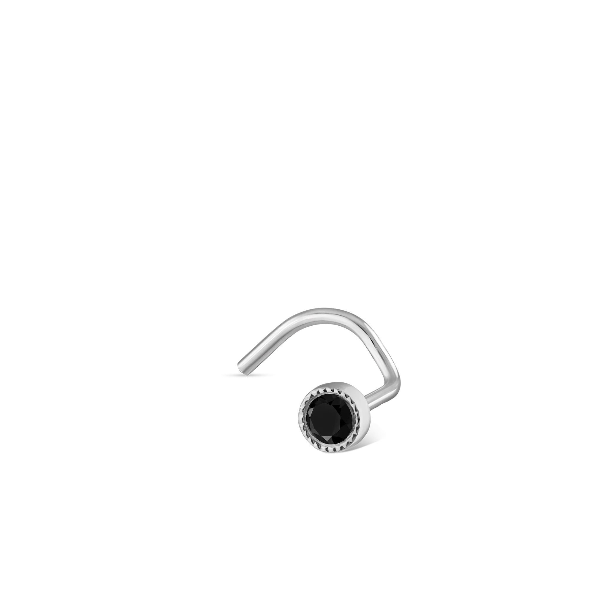 Black Diamond Scalloped Set Nostril Screw - Image 26