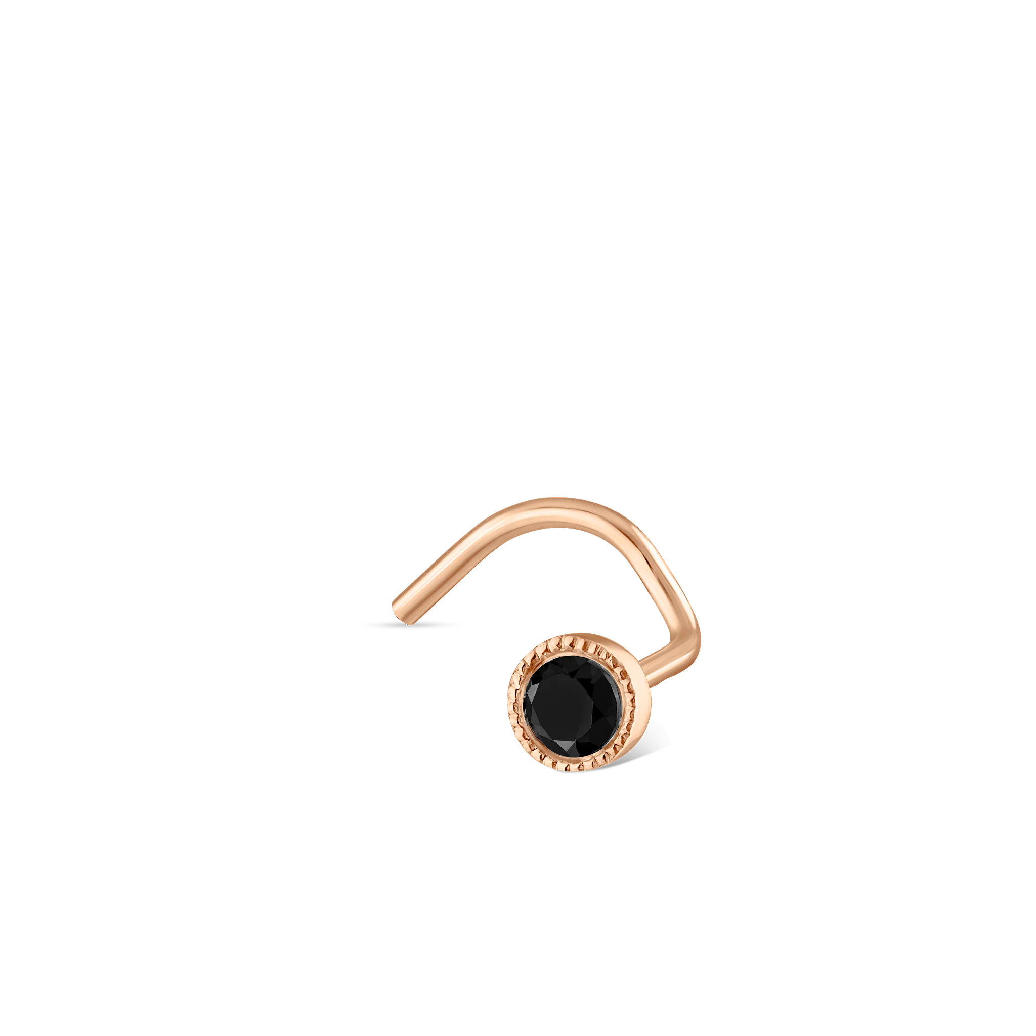 Black Diamond Scalloped Set Nostril Screw - Image 30