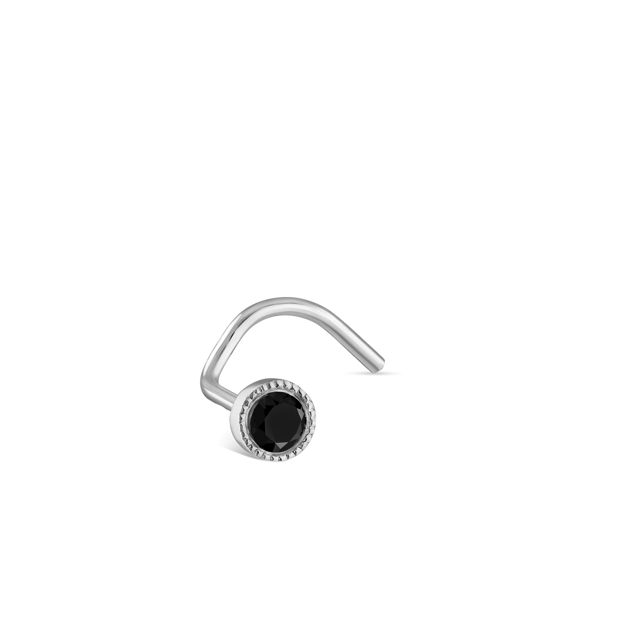 Black Diamond Scalloped Set Nostril Screw - Image 31