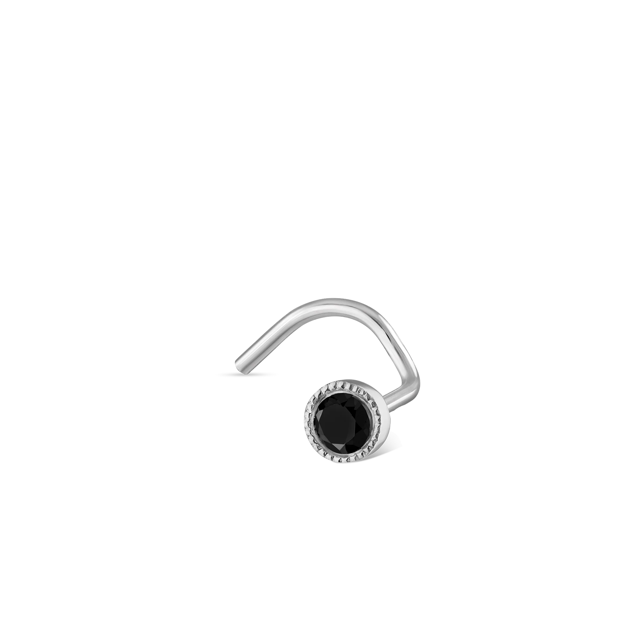 Black Diamond Scalloped Set Nostril Screw - Image 32