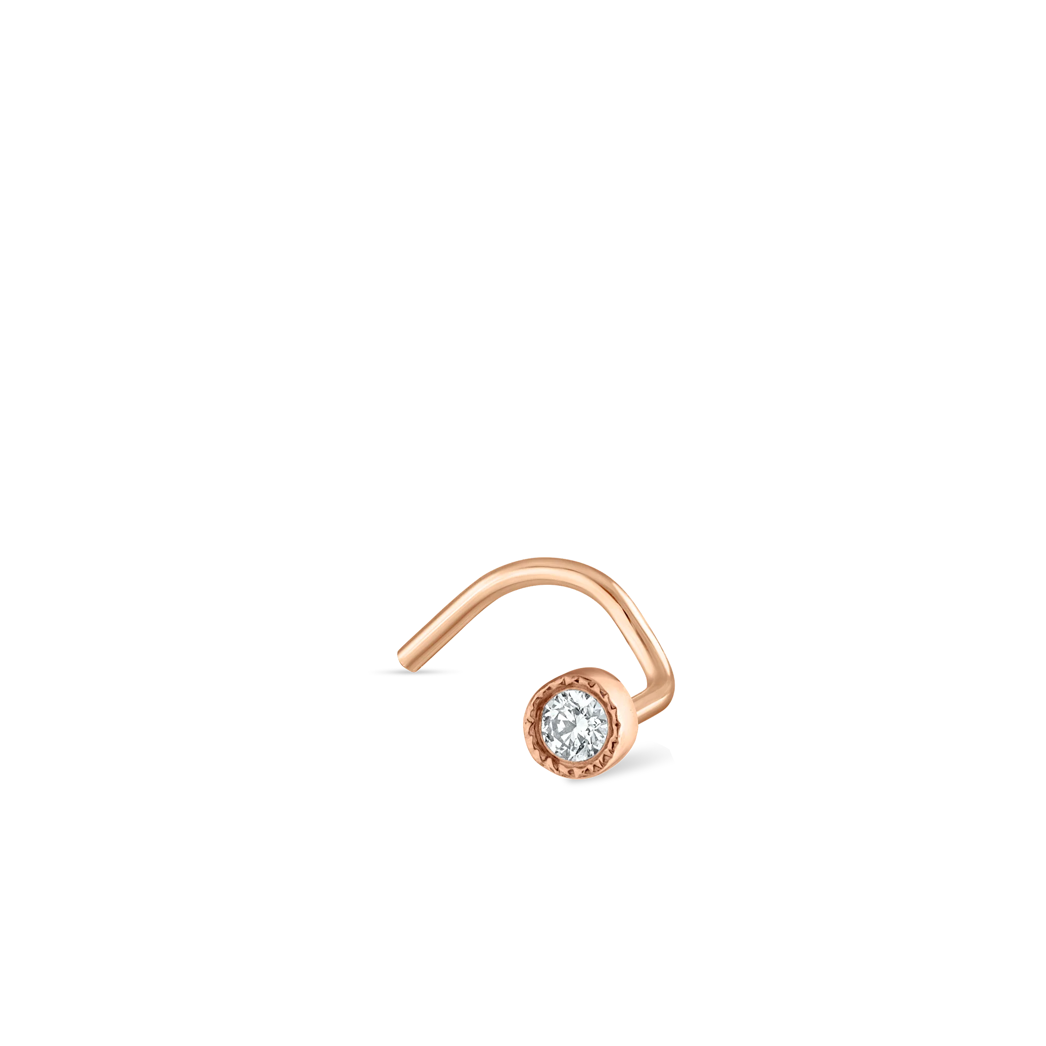Diamond Scalloped Set Nostril Screw - Image 101