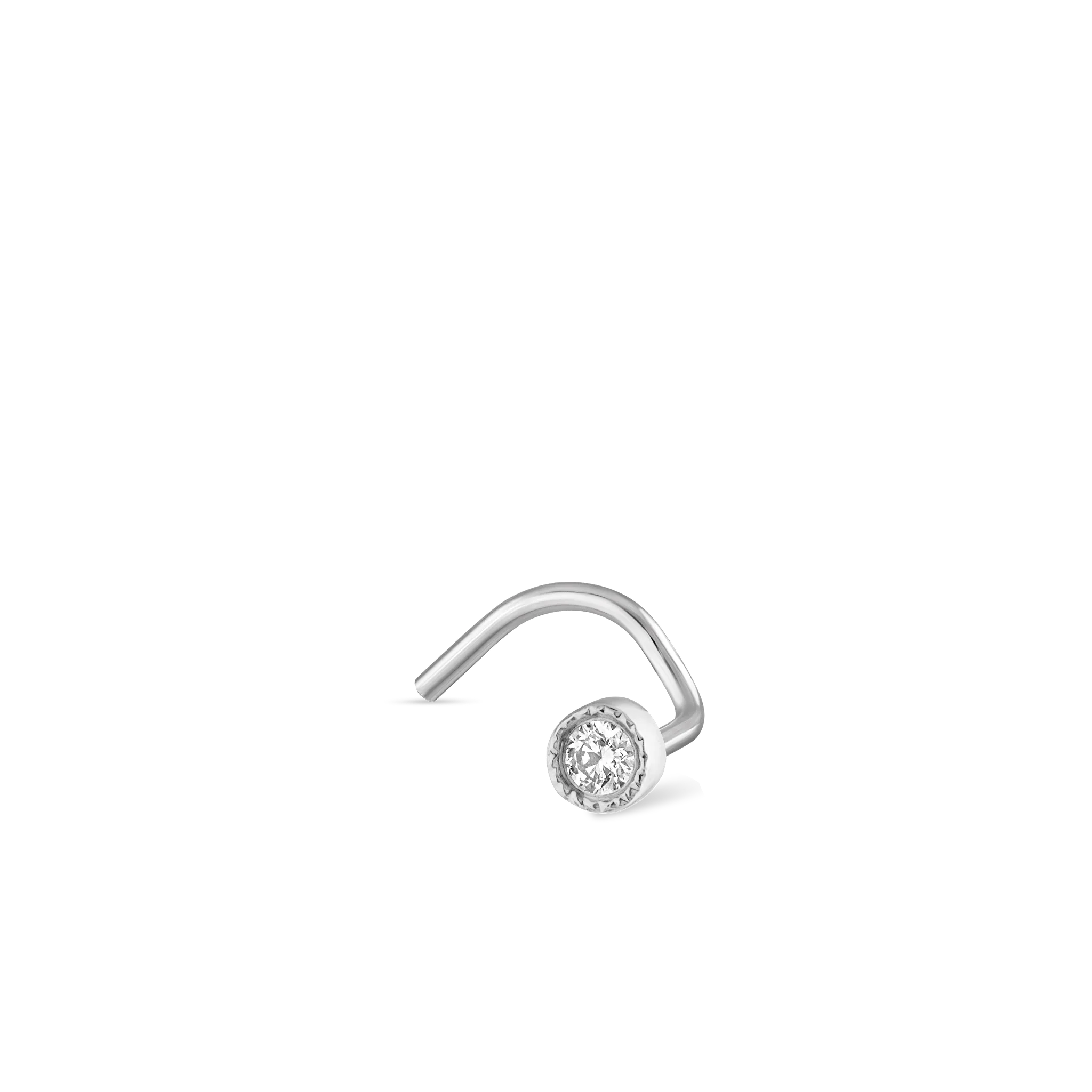 Diamond Scalloped Set Nostril Screw - Image 105