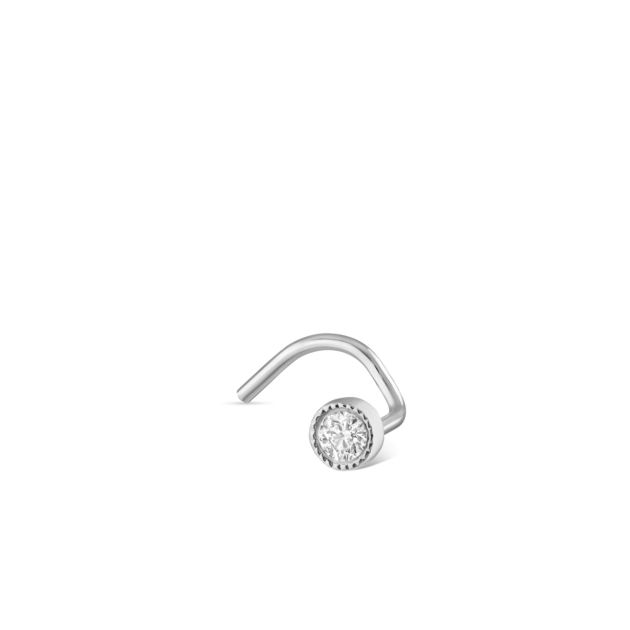 Diamond Scalloped Set Nostril Screw - Image 107