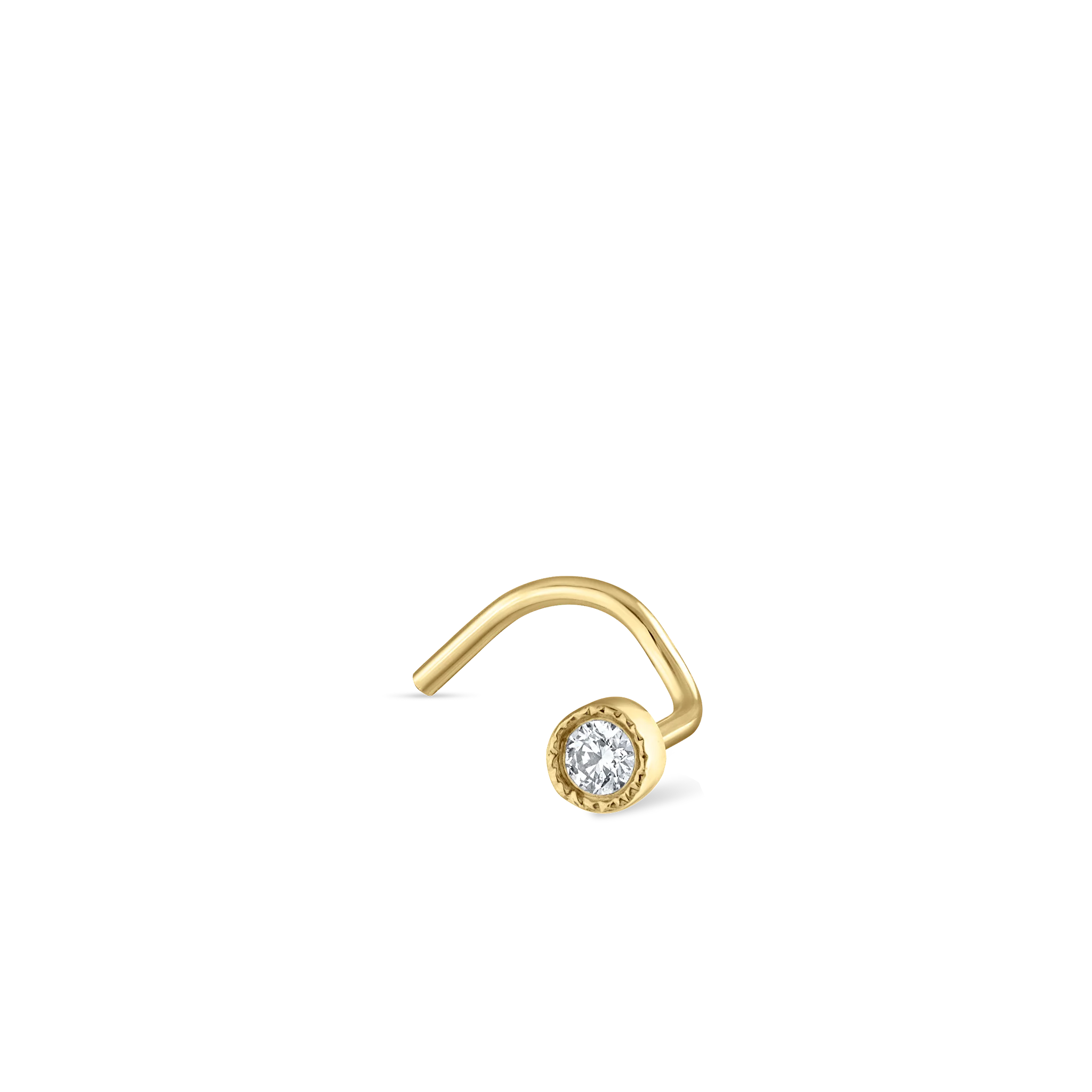Diamond Scalloped Set Nostril Screw - Image 109