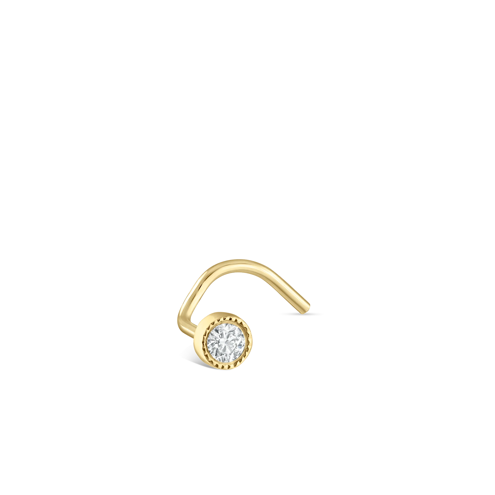 Diamond Scalloped Set Nostril Screw - Image 110