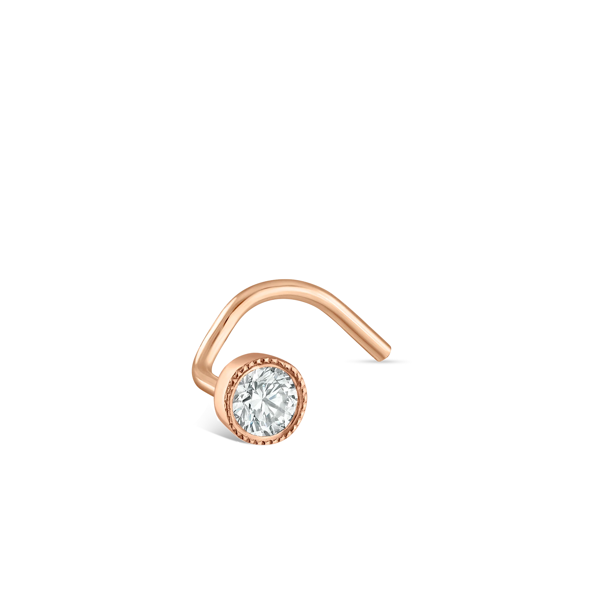 Diamond Scalloped Set Nostril Screw - Image 112