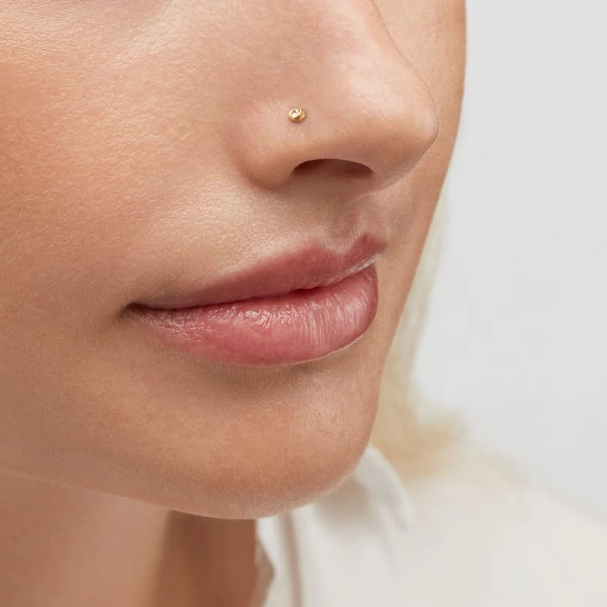 Diamond Scalloped Set Nostril Screw - Image 12