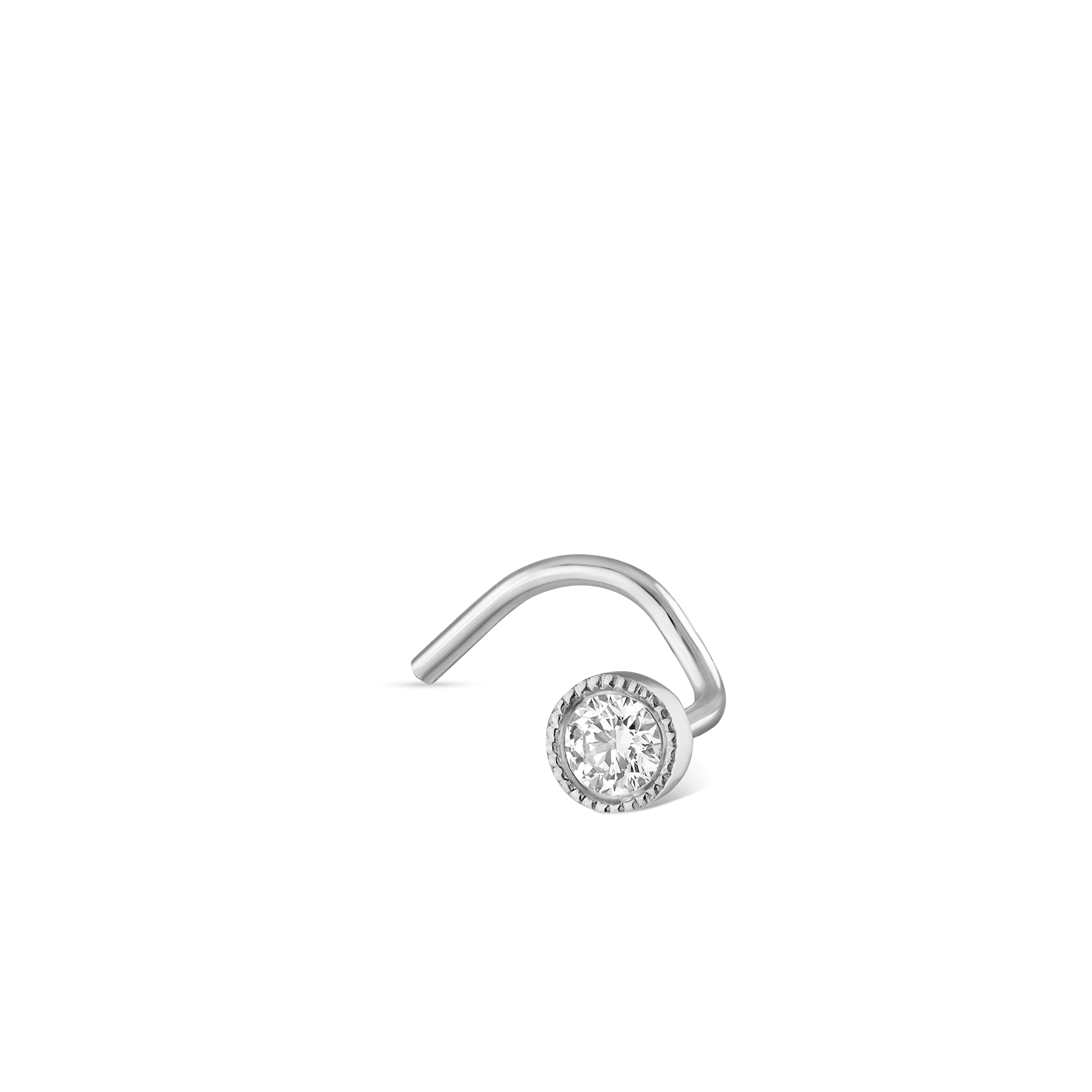 Diamond Scalloped Set Nostril Screw - Image 121
