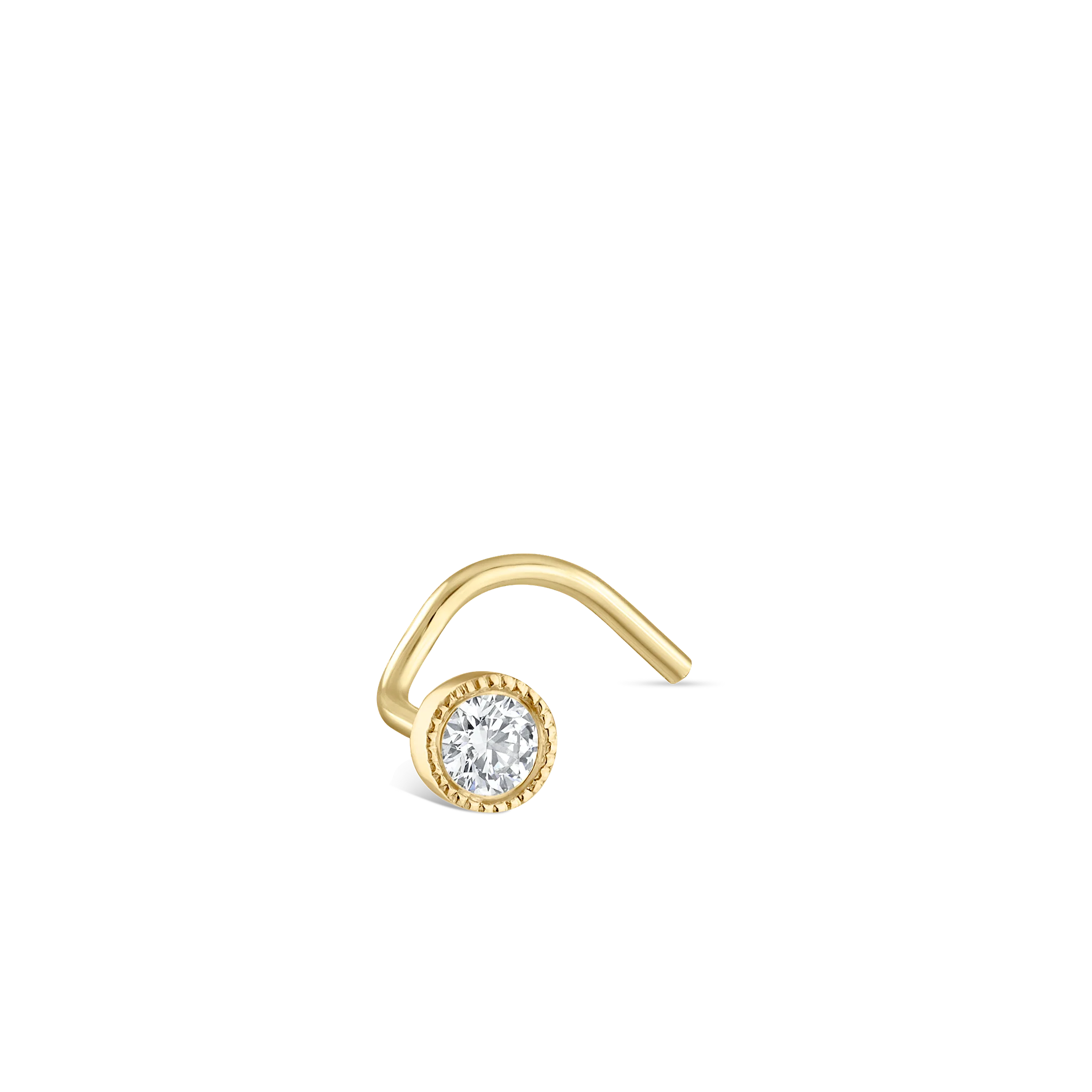 Diamond Scalloped Set Nostril Screw - Image 122