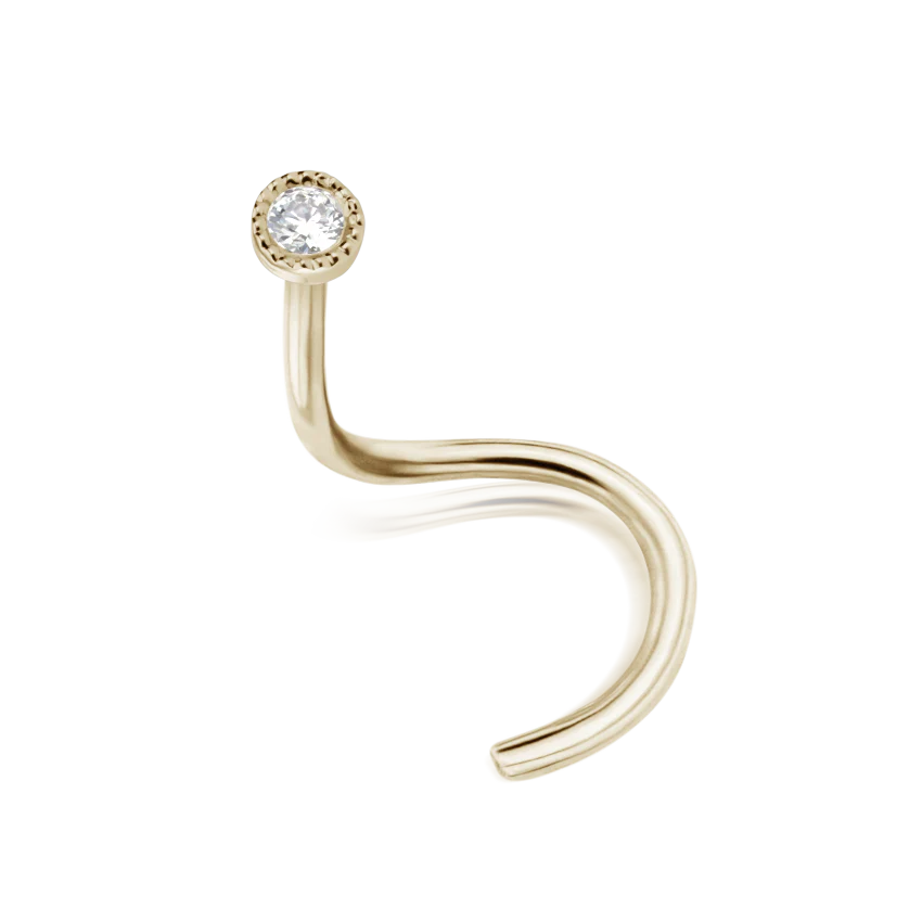 Diamond Scalloped Set Nostril Screw - Image 43