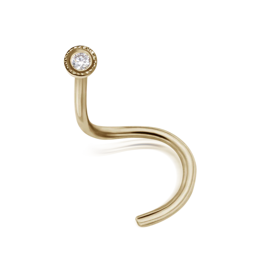 Diamond Scalloped Set Nostril Screw - Image 45