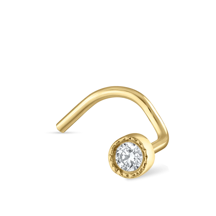 Diamond Scalloped Set Nostril Screw - Image 50
