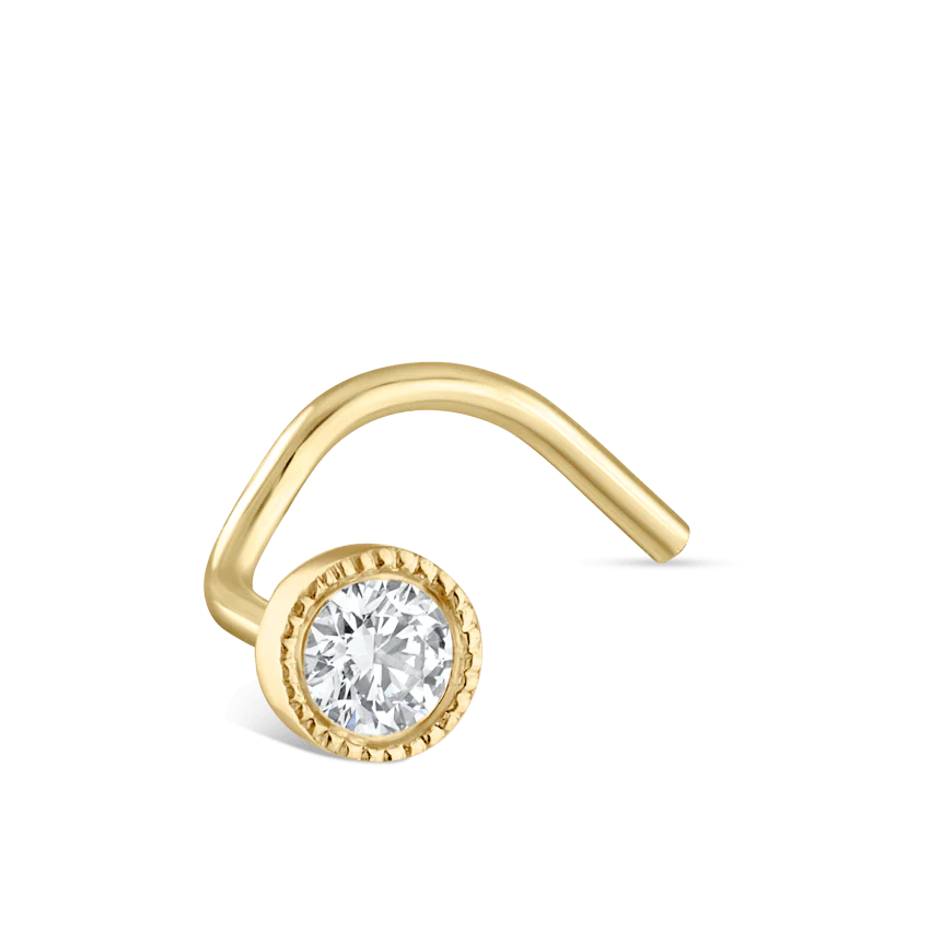 Diamond Scalloped Set Nostril Screw - Image 56