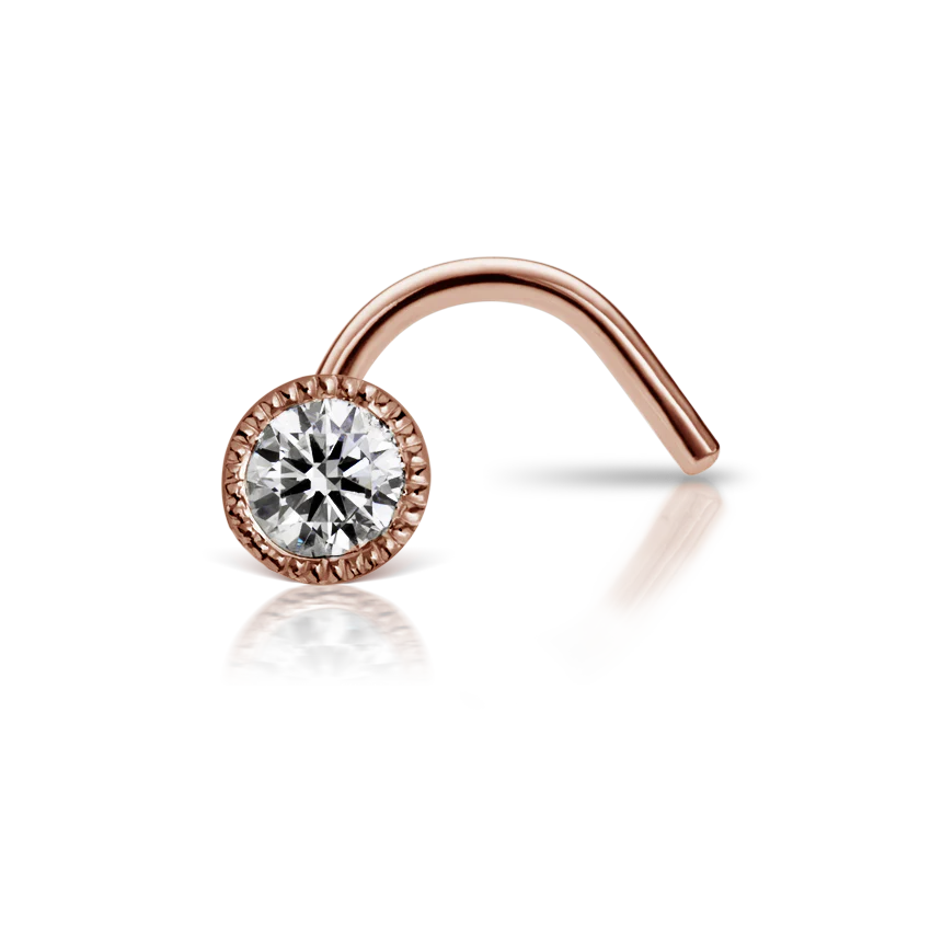 Diamond Scalloped Set Nostril Screw - Image 65