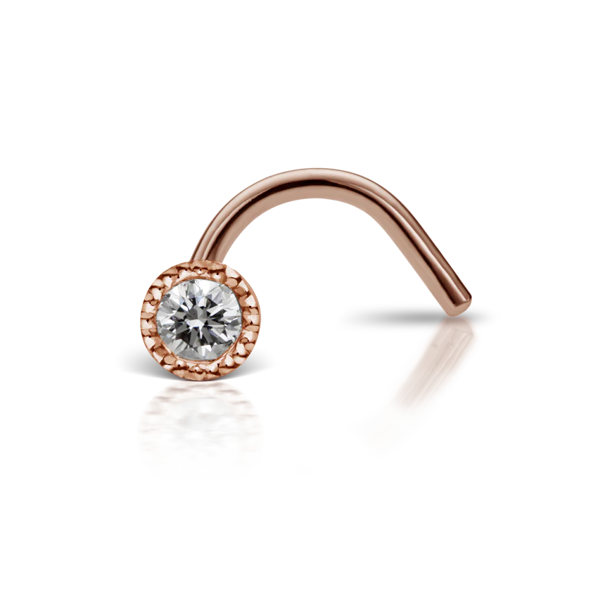Diamond Scalloped Set Nostril Screw - Image 69