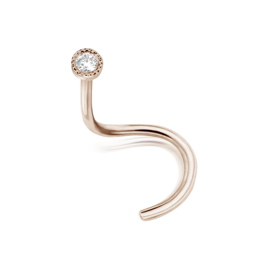 Diamond Scalloped Set Nostril Screw - Image 72