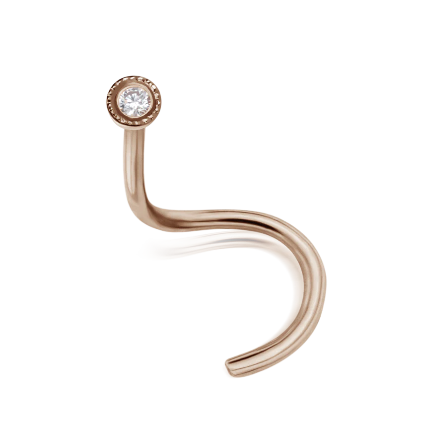 Diamond Scalloped Set Nostril Screw - Image 74
