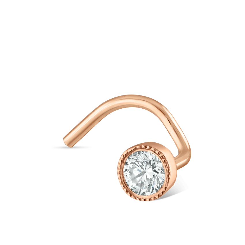 Diamond Scalloped Set Nostril Screw - Image 77