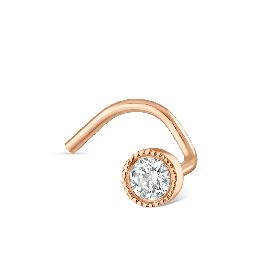 Diamond Scalloped Set Nostril Screw - Image 79