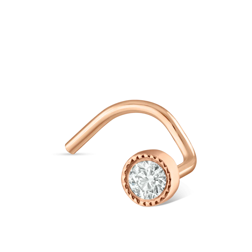 Diamond Scalloped Set Nostril Screw - Image 81