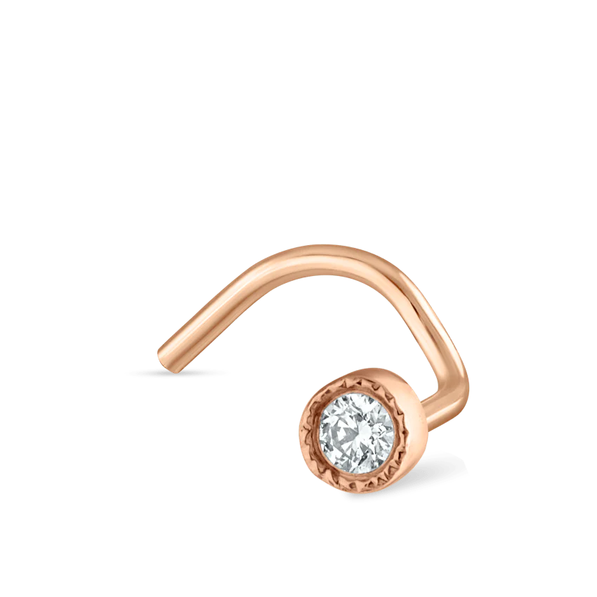 Diamond Scalloped Set Nostril Screw - Image 83