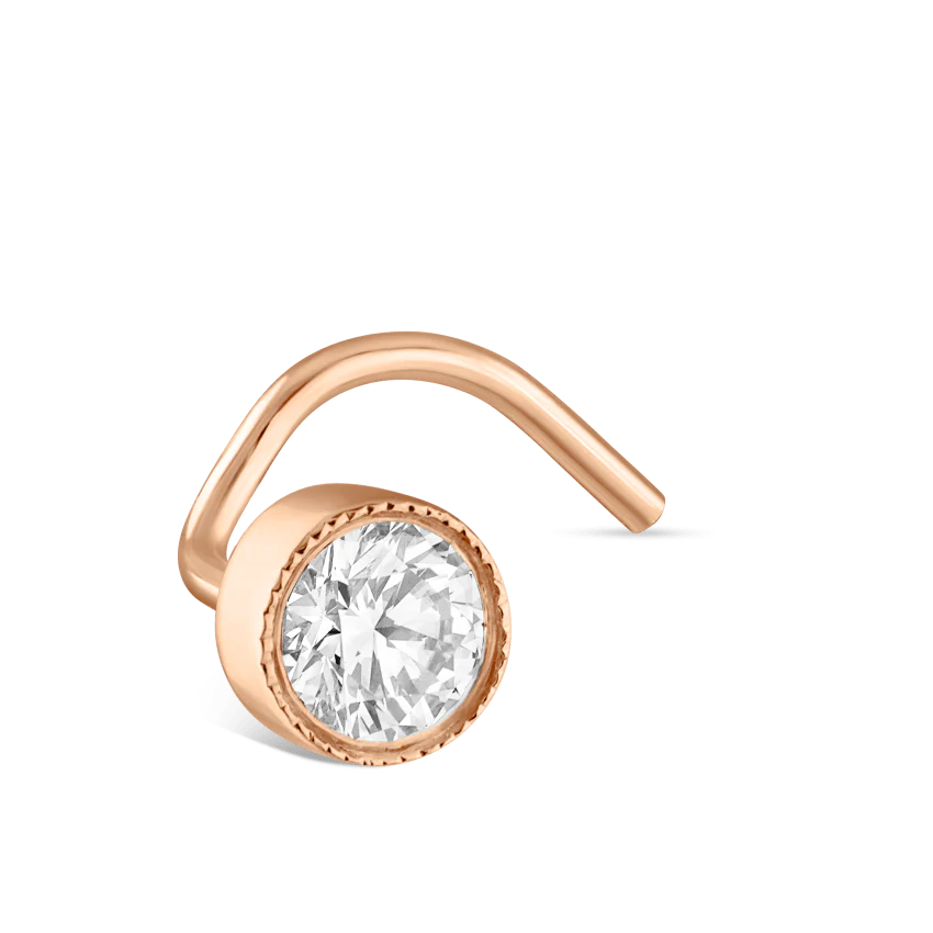 Diamond Scalloped Set Nostril Screw - Image 84