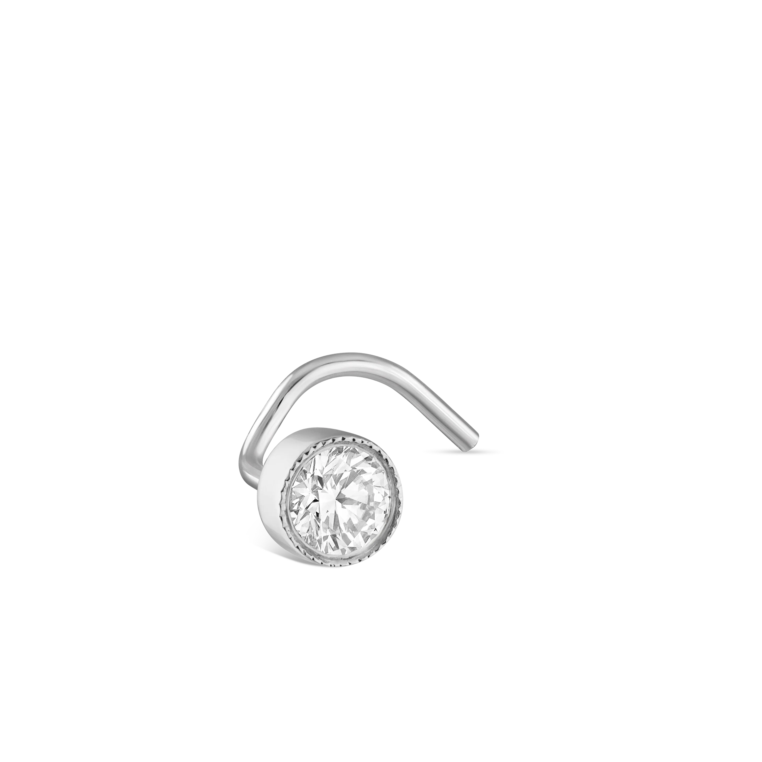 Diamond Scalloped Set Nostril Screw - Image 96