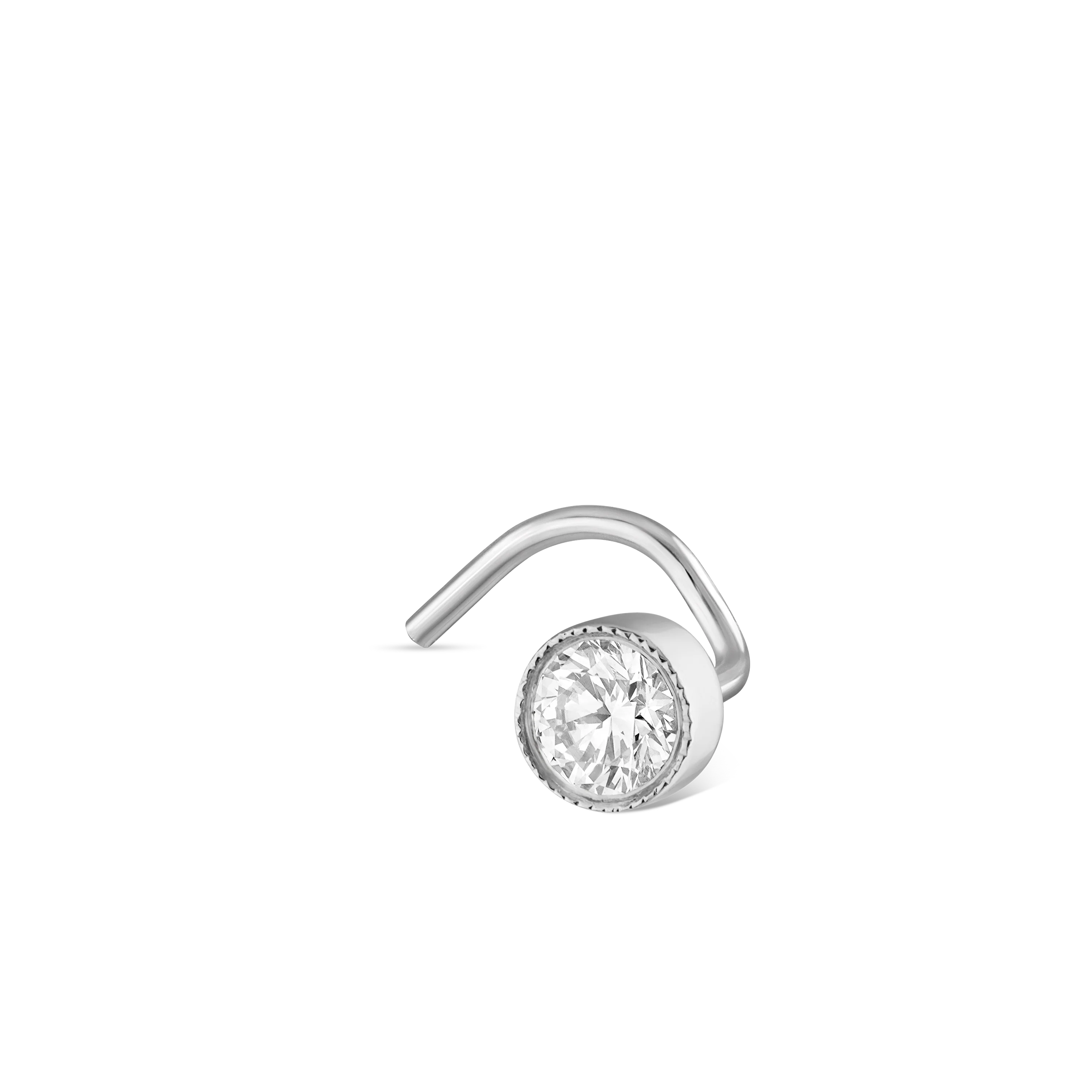 Diamond Scalloped Set Nostril Screw - Image 97
