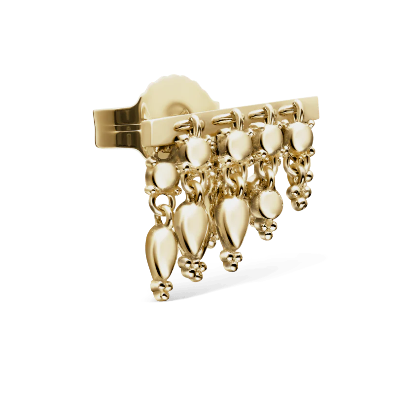 Tassel Bar Stud Earring - Image 12