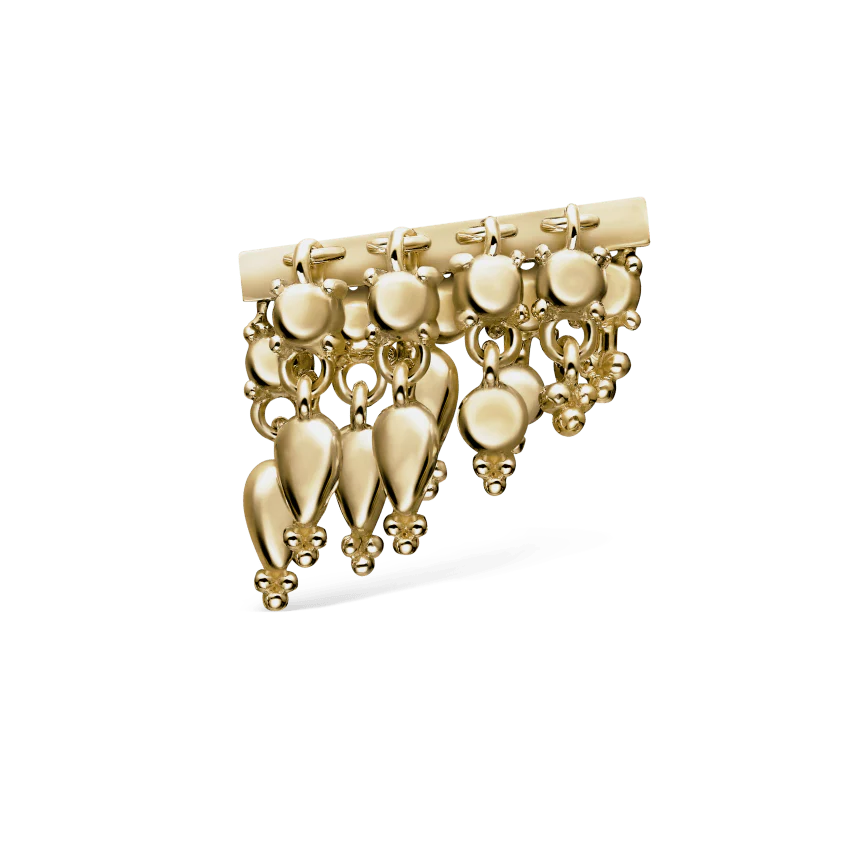 Tassel Bar Stud Earring - Image 15