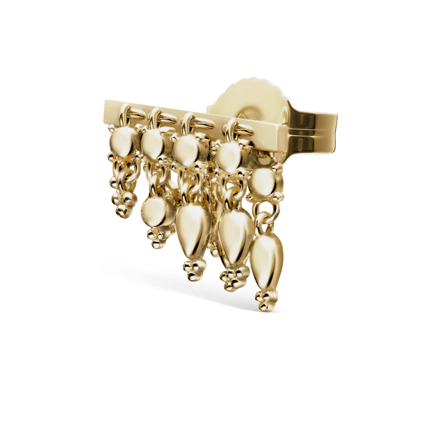 Tassel Bar Stud Earring - Image 17