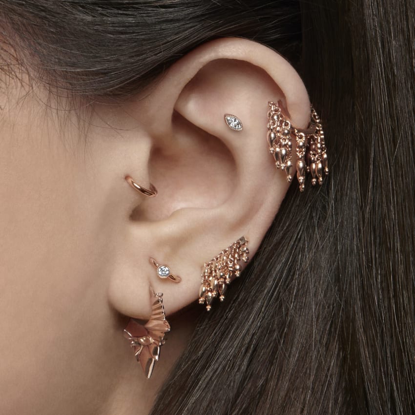 Tassel Bar Stud Earring - Image 28