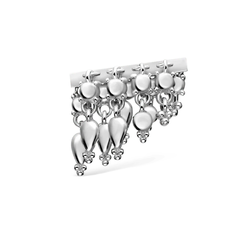 Tassel Bar Stud Earring - Image 5