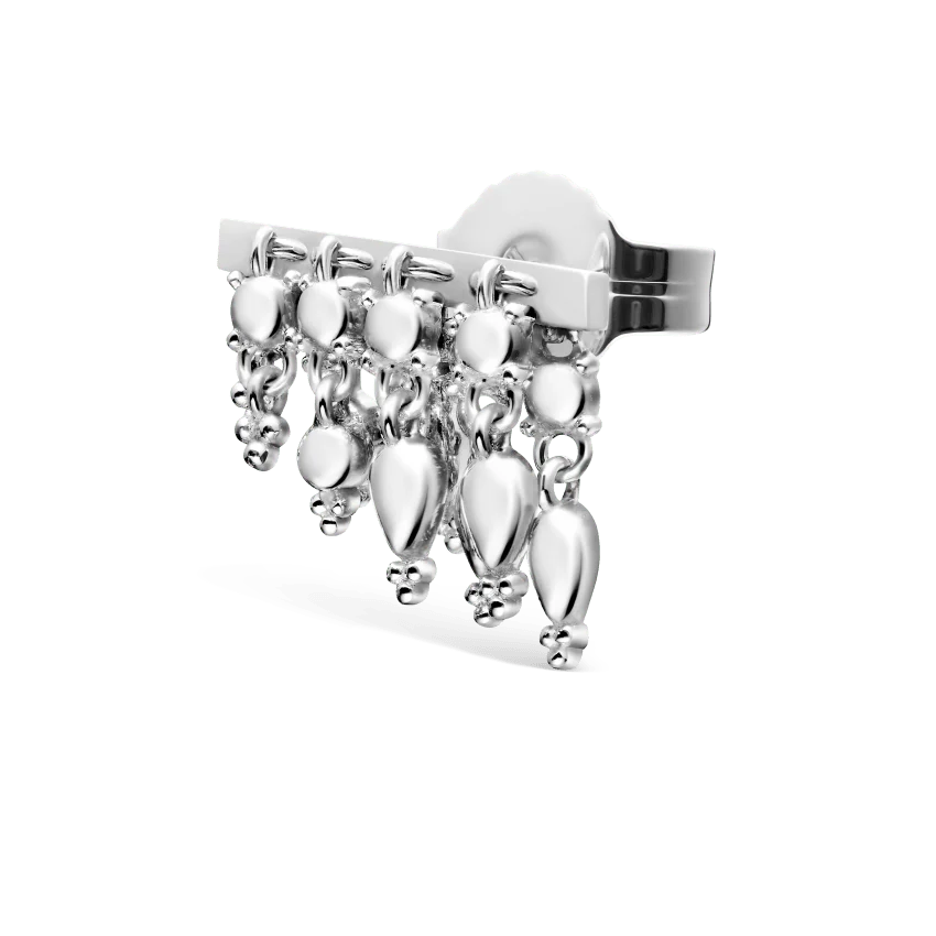 Tassel Bar Stud Earring - Image 7