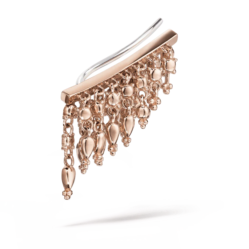 18mm Curved Tassel Bar Ear Climber - Image 14