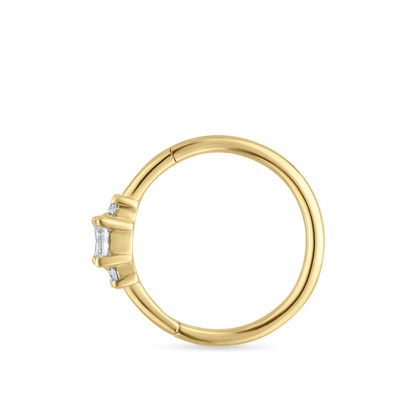 2mm Diamond Princess Hoop Earring - Image 41