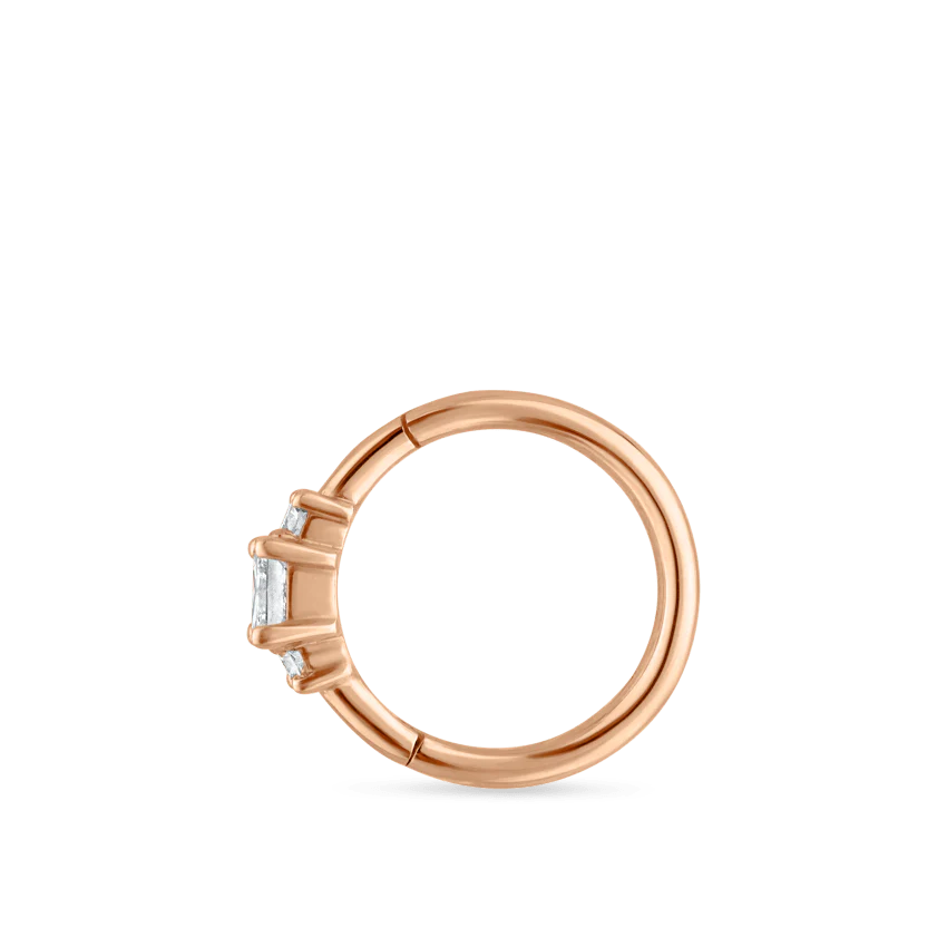 2mm Diamond Princess Hoop Earring - Image 58