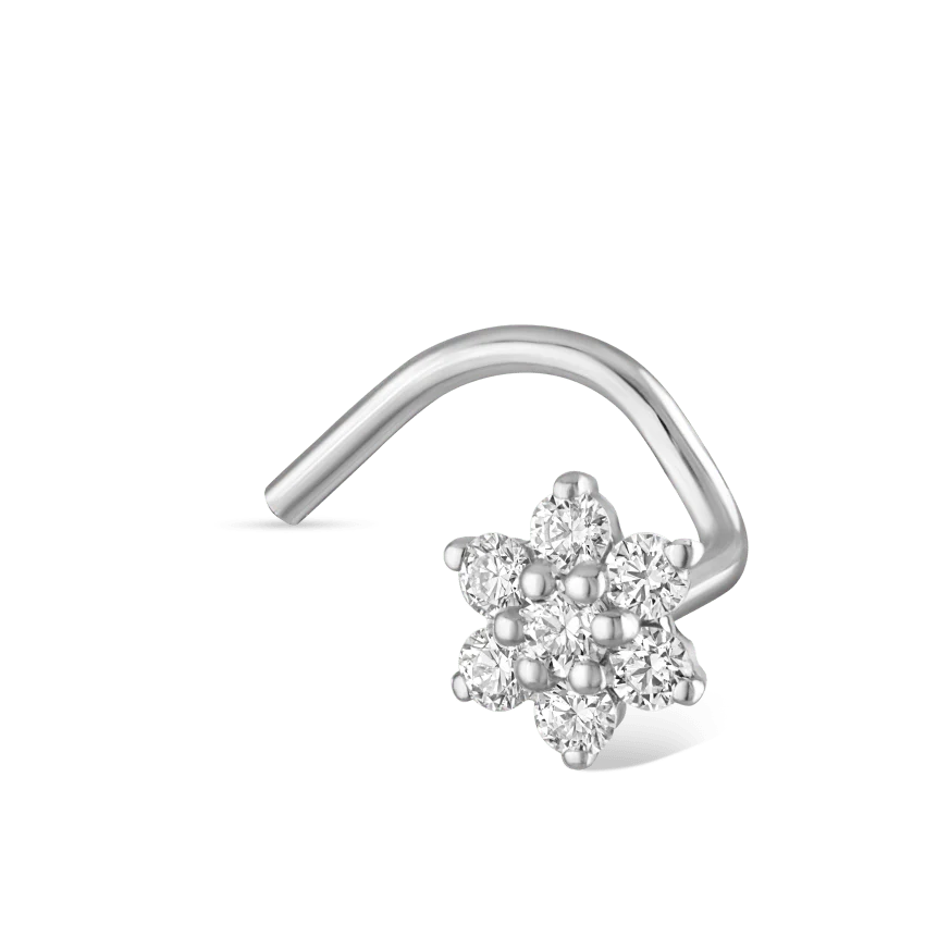 Diamond Flower Nostril Screw - Image 10