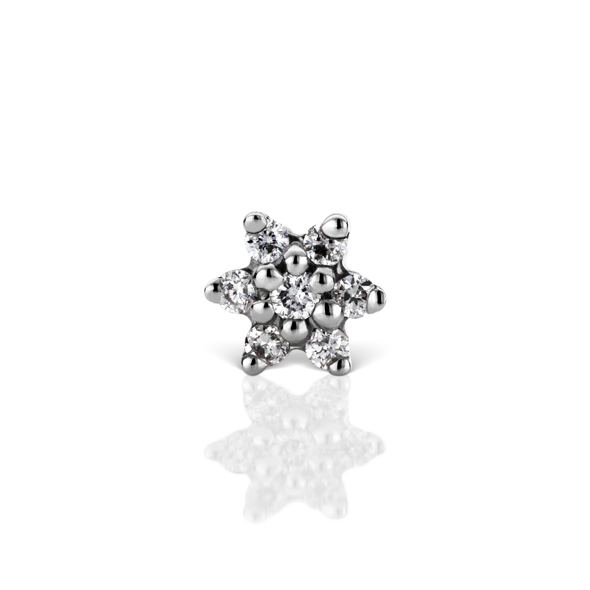 Diamond Flower Nostril Screw - Image 12