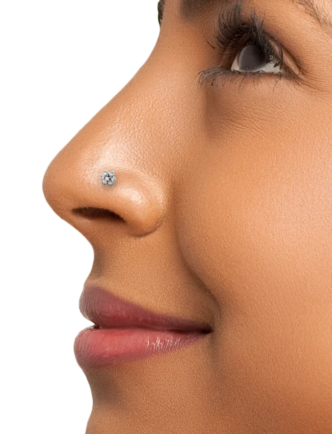 Diamond Flower Nostril Screw - Image 13
