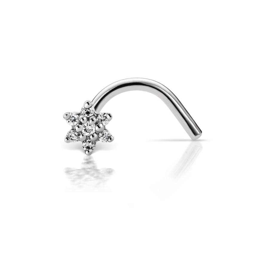 Diamond Flower Nostril Screw - Image 14