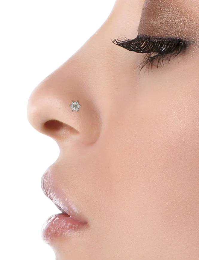 Diamond Flower Nostril Screw - Image 26