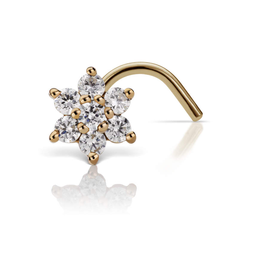Diamond Flower Nostril Screw - Image 27