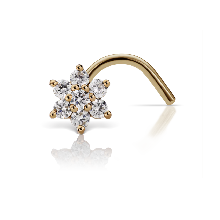 Diamond Flower Nostril Screw - Image 30