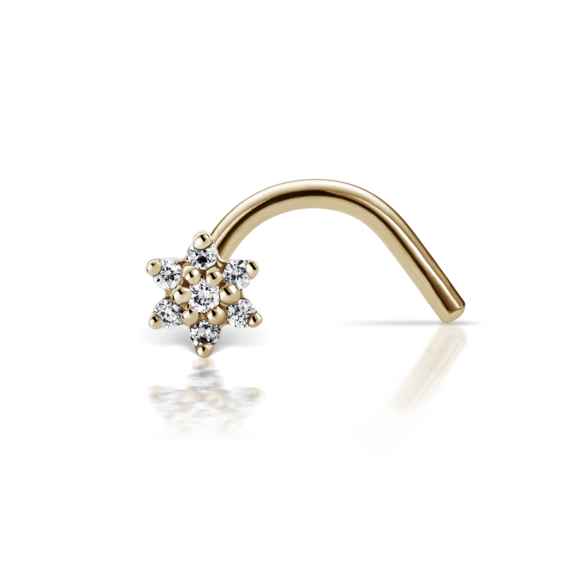 Diamond Flower Nostril Screw - Image 33
