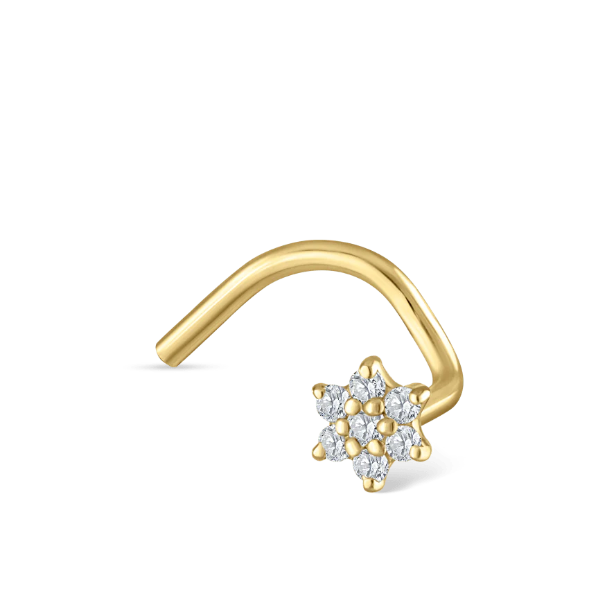 Diamond Flower Nostril Screw - Image 36